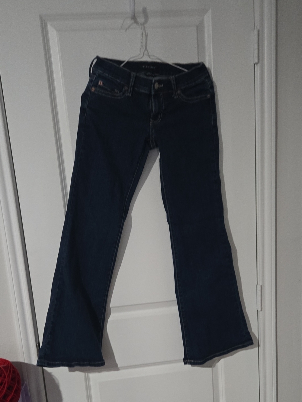 Aeropostale Dark Blue Super Low Rise Flare Jeans